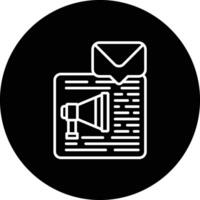 Email Direkte Marketing Vektor Symbol