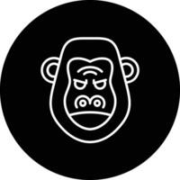 Gorilla-Vektor-Symbol vektor