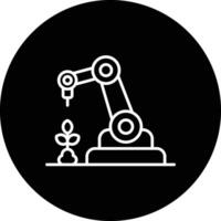 landwirtschaftlich Roboter Vektor Symbol