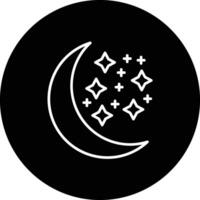 Wachsen Mond Vektor Symbol