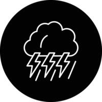 Gewitter Vektor Symbol