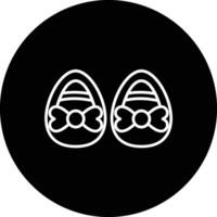 Baby Schuhe Vektor Symbol