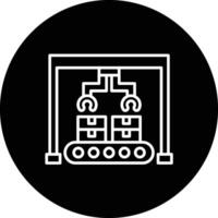 Förderer Roboter Vektor Symbol