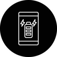 Batterie Laden voll Vektor Symbol