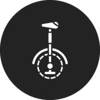 enhjuling vektor ikon