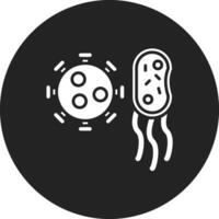 Bakterien und Virus Vektor Symbol