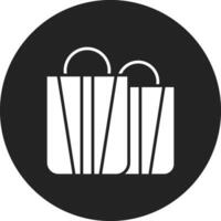 Vektorsymbol für Einkaufstaschen vektor