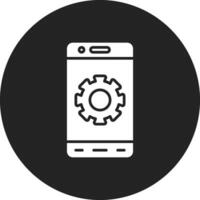 Handy, Mobiltelefon die Einstellungen Vektor Symbol