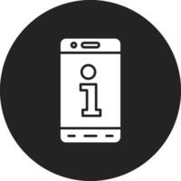Handy, Mobiltelefon die Info Vektor Symbol