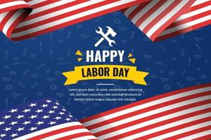 usa labour day firande formgivningsmall vektor