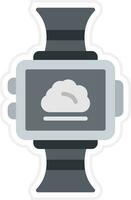 Wetter Smartwatch Vektor Symbol