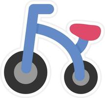 cykel leksak vektor ikon
