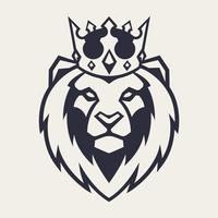 Lion i Crown Vector Mascot