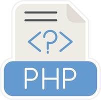 php-Dateivektorsymbol vektor