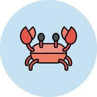 krabba vektor ikon