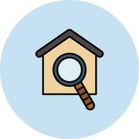 Suche Haus Vektor Symbol