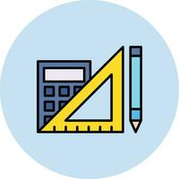 Mathematik Werkzeuge Vektor Symbol