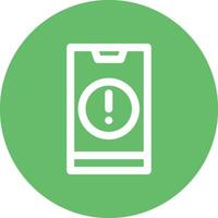 Handy, Mobiltelefon Warnung Vektor Symbol