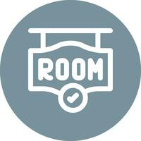 Zimmer Verfügbarkeit Vektor Symbol