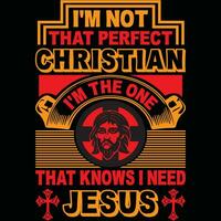 Jesus t-shirt design vektor