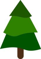 Baum oder Natur oder Weihnachten Baum oder Weihnachten Logo oder Gruß Karte eben Vektor