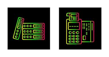 Bindemittel und pos Terminal Symbol vektor