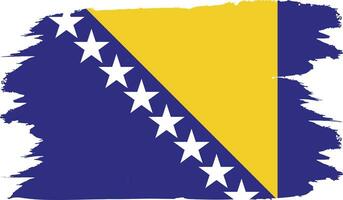 Bosnien und Herzegowina Vektor National Flagge