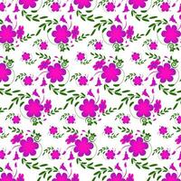 modern, stilvoll Blumen- Muster Design Vektor Vorlage