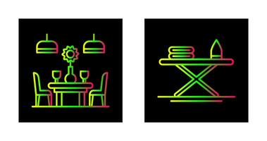 Eisen Tafel und Tabelle Symbol vektor