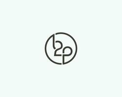 b2p Brief Logo Design vektor