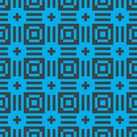ein Blau und schwarz geometrisch Muster vektor