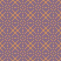 en lila och orange mönster med kvadrater vektor