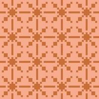 ein Muster von Quadrate auf ein Orange Hintergrund vektor