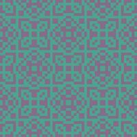 ein lila und Grün geometrisch Muster vektor