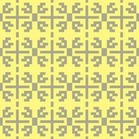 en gul och grå mönster med kvadrater vektor