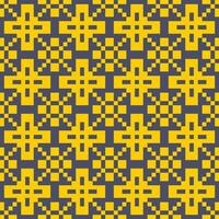 ein Gelb und Blau kariert Muster vektor