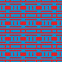 en röd och blå randig mönster vektor