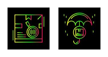 Verfolgung Code und Schutz Symbol vektor