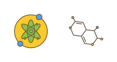 Proton und Molekül Symbol vektor