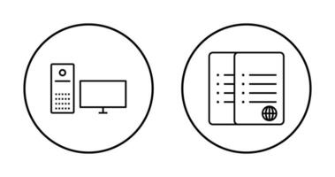 Computer und beschädigt Daten Symbol vektor