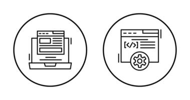 Layout und Entwicklung Symbol vektor