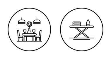 Eisen Tafel und Tabelle Symbol vektor