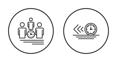 Zeit Verwaltung und Zeit Verwaltung Symbol vektor