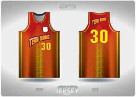eps Jersey Sport Hemd Vektor.orange Zaun Muster Design, Illustration, Textil- Hintergrund zum Basketball Hemd Sport T-Shirt, Basketball Jersey Hemd vektor