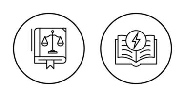 Gesetz und Elektrizität Symbol vektor