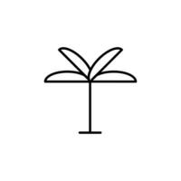 Palme modern Linie Symbol. perfekt zum Design, Infografiken, Netz Websites, Anwendungen. vektor