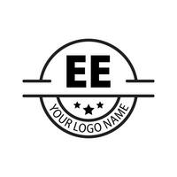 Brief ee Logo. e e. ee Logo Design Vektor Illustration zum kreativ Unternehmen, Geschäft, Industrie. Profi Vektor