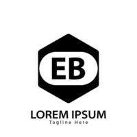 Brief eb Logo. e b. eb Logo Design Vektor Illustration zum kreativ Unternehmen, Geschäft, Industrie. Profi Vektor