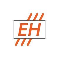 Brief eh Logo. e h. eh Logo Design Vektor Illustration zum kreativ Unternehmen, Geschäft, Industrie. Profi Vektor