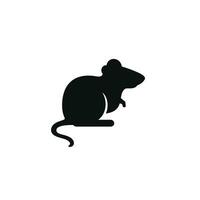 Maus Ratte Symbol isoliert auf Weiß Hintergrund vektor